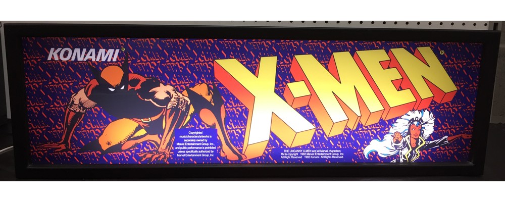 X-Men Arcade Marquee - Lightbox - Konami